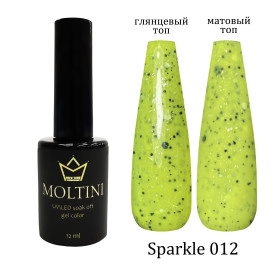 Moltini, Гель-лак Sparkle 12 Moltini, Гель-лак Sparkle 12